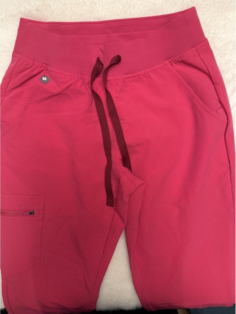 Figs pink scrub pants Size XXS PETITE scrubs #medical BRAND NEW!